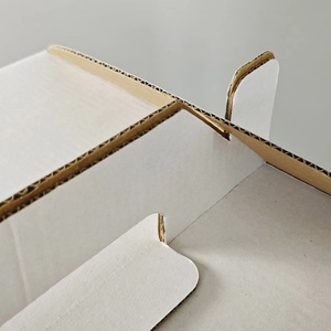 Sunshine Custom New Plain White 12*14 Inch Birthday Wedding Cake <b>Box</b> Portable with High Transparent Window - Product Image 4