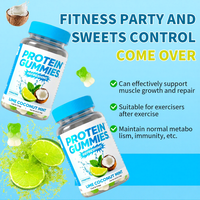 Bonbons protéinés au citron et à la noix de coco 20g, faibles en sucre, collation sans culpabilité pour les personnes en régime, vente en gros