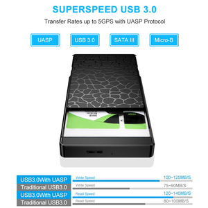 New USB 3.0 Mirco <span class=keywords><strong>Sata</strong></span> 2.5 inch ABS HDD bao vây vỏ đĩa cứng bên ngoài trường hợp ổ cứng cho PC máy tính xách tay Máy tính để bàn - Product Image 4