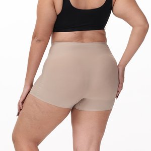Pantaloncini da <span class=keywords><strong>donna</strong></span> a vita alta in seta di ghiaccio in tinta unita da <span class=keywords><strong>donna</strong></span> per allenamento Boxer Leggings <span class=keywords><strong>corti</strong></span> sport all'ingrosso <span class=keywords><strong>pantaloni</strong></span> da Yoga - Product Image 3