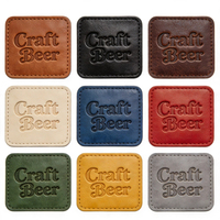 Écusson personnalisé, nouveau type d'écusson en PU gaufré, étiquette/badge Jacron pour vêtements, pour denim et cuir, pour vêtements