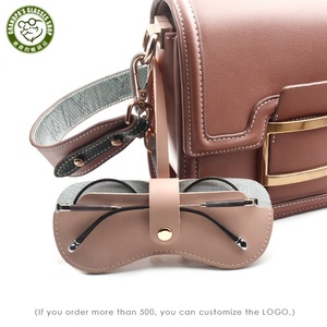 2023 dễ thương PU da Eyewear Sunglasses Trường hợp với lentes de Sol Kính Clip vành đai khóa Pouch túi trang trí túi xách quyến rũ hộp - Product Image 4