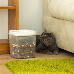 Contenedor de Alimentos para Mascotas ANYA con Tapa Sellada, Dispensador Hermético para Almacenamiento de Granos, para Perros y Gatos, Conserva la Comida Seca Fresca, 5.6L 11.2L - Product Image 1