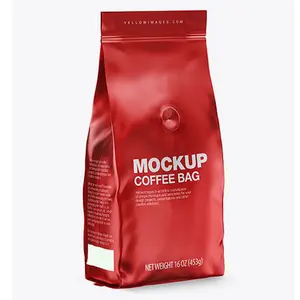 Impreso personalizado mejor compostable reciclable 5 lb 50 lbs a granel descafeinado goteo café granos té bolsas de embalaje con válvula