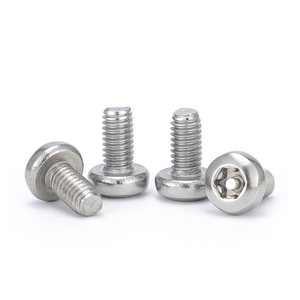 कस्टम 304 स्टेनलेस स्टील टोरक्स पैन/गोल हेड टैम्पर प्रतिरोधी स्क्रू - Product Image 1