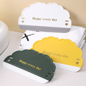 Wolkenförmiger Wischer für Waschtisch, Glasschaber, Toiletten- und Waschtischoberflächen-Reinigungsbürste, Mini-Glaswischer - Product Image 2
