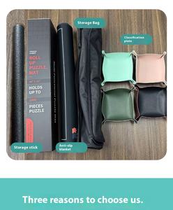 Tappetino Puzzle in Gomma Naturale Personalizzabile Direttamente dalla Fabbrica, Biodegradabile, 4 Vassoi per la Classificazione, Borsa <span class=keywords><strong>da</strong></span> Viaggio, Tappetino per Mouse e <span class=keywords><strong>Giochi</strong></span> <span class=keywords><strong>da</strong></span> <span class=keywords><strong>Tavolo</strong></span> - Product Image 3