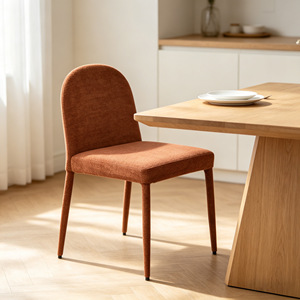 Chaises de salle à manger modernes CARLFORD, structure en acier, pieds en métal, tissu élégant et durable, meubles de salle à manger pour l'école - Product Image 2