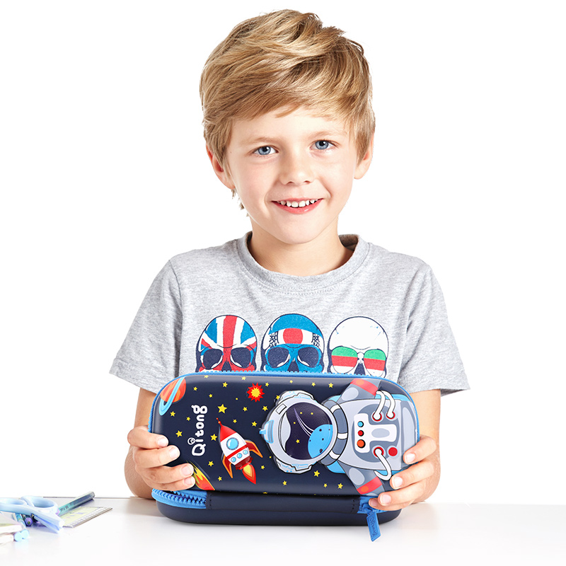 Простой индивидуальный чехол для карандашей на молнии для мальчиков