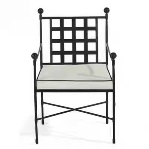 Fauteuil de <span class=keywords><strong>jardin</strong></span> en fer forgé de style mid-century, design français, pour <span class=keywords><strong>salon</strong></span>, cour, patio, chaise de loisirs, design de créateur - Product Image 5