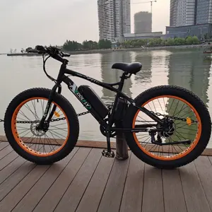 Ebike-bicicleta eléctrica de aleación de 26 pulgadas para adulto, ebike de llanta grande y ancha, 26x4,0, barata, buen proveedor
