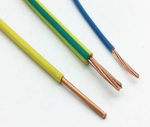 النحاس المحلي النقي 1.5mm ² 2.5mm ² 6mm ² BV بجهد مفرد النواة للتركيبات المنزلية - Product Image 1