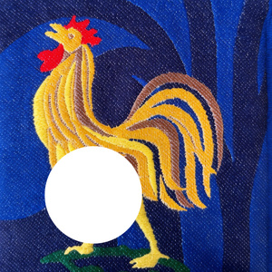 ผ้าพันคอฟุตบอลแบบสั่งทำผ้าพันคออะคริลิคยาวผ้าพันคอกีฬาแบบหนาย้อนกลับได้สำหรับแฟนทีมชาติฝรั่งเศส - Product Image 2