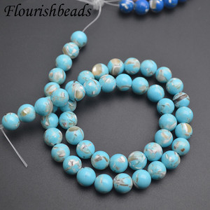 Chất Lượng Tốt Hợp Thời Trang Tự Nhiên Mdero Vỏ 4Mm Mịn Vòng Hình Dạng Thời Trang Đầy Màu Sắc Lỏng Hạt Cho Đồ Trang Sức Vòng Cổ Vòng Đeo Tay Làm - Product Image 3