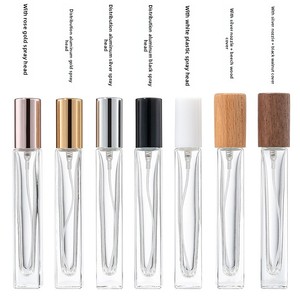 Flacon de parfum en forme de courge amère 10ml en verre rechargeable avec vaporisateur haut de gamme C008 scellé en plastique pleine page - Product Image 3