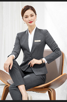 Costume professionnel féminité haut de gamme outillage entretien costume formel costume veste réception vêtements de travail