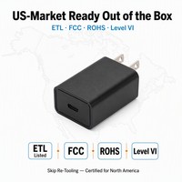 Adaptateur secteur USB 5V 2A 10W certifié CE FCC, chargeur mural avec prise EU/US pour l'alimentation des appareils intelligents