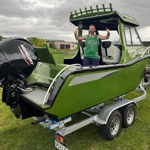 <span class=keywords><strong>20</strong></span> pieds Profisher Sport vitesse Gospel bateau de luxe en aluminium <span class=keywords><strong>moteur</strong></span> <span class=keywords><strong>hors</strong></span>-<span class=keywords><strong>bord</strong></span> cabine nouvel état australie vente Yacht de pêche - Product Image 4