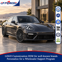 Prix d'usine en gros, jantes en alliage forgé monobloc 20 21 22 pouces, noir, 5x130, pour Porsche Panamera berline