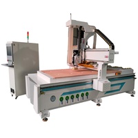 Máquina de Carpintería CNC ATC 1325 con Cambio de Herramientas Lineal, Router para Trabajar Madera, Fabricación de Muebles, PVC y Tallado