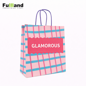 Bolsas de Papel Kraft de Lujo con Asa Retorcida y Estampado Completo, Suministro Directo de Fábrica, Calidad Premium para Boutiques - Product Image 1