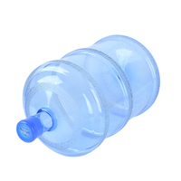 Bouteille d'eau en plastique de grande capacité 3,5 gallons avec poignée de transport durable, bidon d'eau vide pour la maison et le bureau