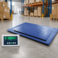 Timbangan Lantai Heavy Duty Forever Weigh Scale 3000kg 1.0x1.0m Papan Baja 4mm dengan RS232 untuk Logistik OEM/ODM