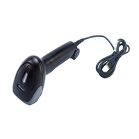 Escáner de Códigos QR 1D 2D con Bluetooth, Lector de Códigos de Barras USB, Escáner Manual con Cable en Azul, Disponible en Stock