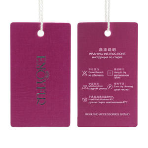 ป้ายแขวนแบบกำหนดเอง ดีไซน์ใหม่ OEM ODM เป็นมิตรกับสิ่งแวดล้อม สำหรับเสื้อผ้า กระเป๋า รองเท้า พร้อมสายรัดแบบล็อค - Product Image 6