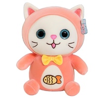 Nouveauté : Peluche en coton PP en forme de chat mignon de 35 cm, oreiller en peluche de chat de dessin animé, jouet en peluche, décoration d'intérieur