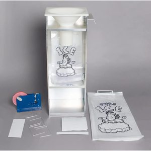 Bolsas de Plástico Desechables Impresas para Enfriamiento Wicket Ice Bags 12x20 1.5 Mil Pure Ice - Product Image 6