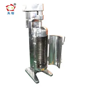 GQ145 grande capacità di separazione solido liquido acqua olio tubolare centrifuga per olio di cocco