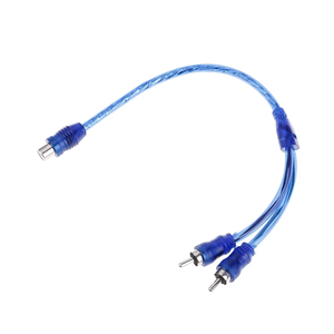 Cable de Audio RCA de 1 Macho a 2 Hembras, Cable Divisor en <span class=keywords><strong>Y</strong></span> RCA Hembra a Macho para Estéreo de Auto - Product Image 5