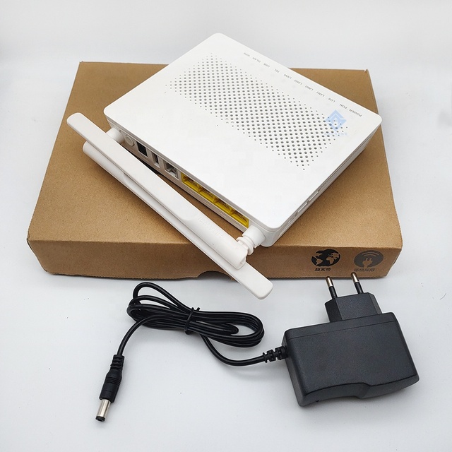 HG8546M Original New FTTH ONT Gpon/XPON/EPON ONU with 1GE+3FE+1TEL+USB+WIFI 5dBi 2.4GHz Fiber Optic Router for Home Use