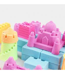 1kg Factory Direct 5-Color <b>Magic</b> <b>Sand</b> Customizable Packaging Anti-Beach Playdough Slime Inspired Toy for Children's Creative - Product Image 4