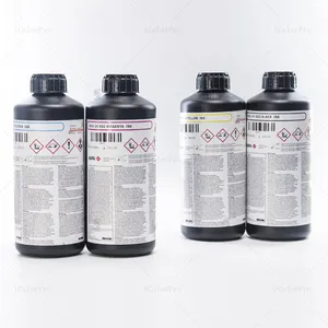 Vente en gros Prix direct 1000ml par bouteille Encre UV AGFA LED HD2 étanche au soleil pour l'impression à jet d'encre UV