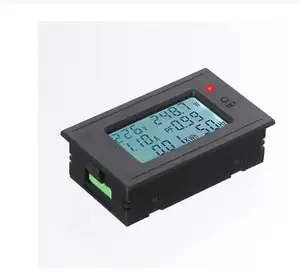 Voltímetro amperímetro digital, medidor de tensão ac detector de volts monitor de tensão