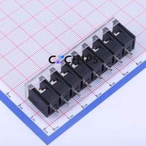 KF28S-7.62-8P Barrier Terminal Block Through hole Component (THT),P=7.62mm Connector With Cover Plate 7.62mm 1x8P Straight Pin - Product Image 2