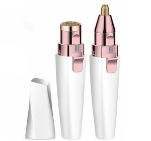 Mặt tóc loại bỏ đối với phụ nữ, <span class=keywords><strong>Mini</strong></span> tóc Remover, dao cạo dao cạo điện với <span class=keywords><strong>USB</strong></span> có thể sạc lại cho đôi môi cằm đào lông tơ cổ - Product Image 2