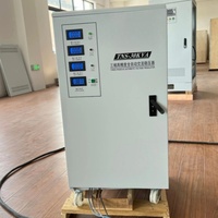 Stabilisateur de puissance SVC triphasé en cuivre 30 kVA 25 kVA 40 kVA 50 Hz avec écran LCD 380 V 440 V 220 V