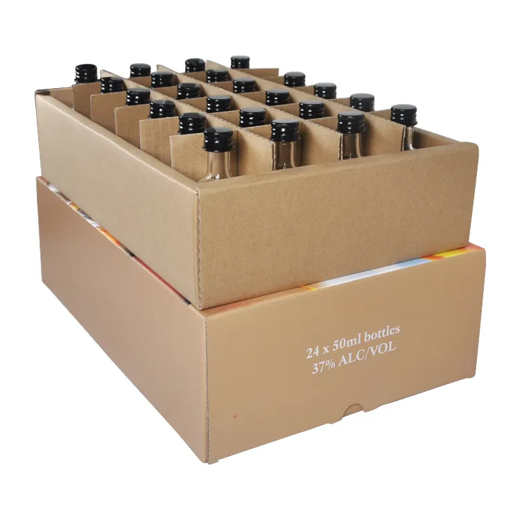 Corrugated Wine Shipping Packaging Box For Wine