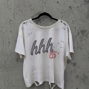OEM ODMCustom Men's Hip Hop T-shirts Cotton Retro Vintage Acid <b>Washed</b> boxy fit t shirt Summer Oversized Print Tee Men's T-shirts - Product Image 2
