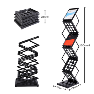 Expositor de Folletos Profesional de 6 Niveles, Construcción de Hierro, para Catálogos de Productos y Folletos - Product Image 6