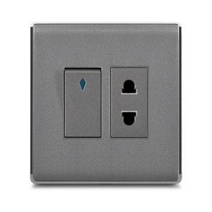 FULINMEN KKV 4 GANG 1 WAY Switch 16A Max. Courant 220-250V USB A/C Ports Big Button Full PC Faceplate Usage domestique - Product Image 4