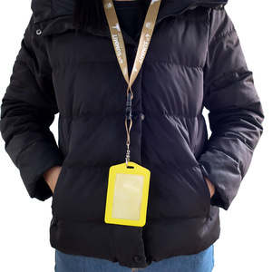 レザーIDカードホルダー付きカスタムソーシャルワーカー熱プレス転写昇華自動ストラップを設計する - Product Image 6