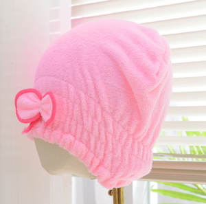 Serviette <span class=keywords><strong>de</strong></span> <span class=keywords><strong>bain</strong></span> coréenne mignonne pour femme, bonnet <span class=keywords><strong>de</strong></span> douche à séchage rapide en velours corail, vente en gros pour usage domestique - Product Image 5