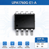 UPA1760G-E1-A Dual N Channel MOSFET SOP-8L 30V 6A Mode Peningkatan (Enhancement Mode) Pemasangan Permukaan untuk Perlindungan Baterai