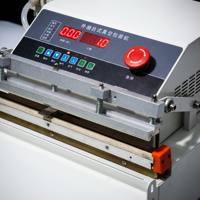 Máquina de Envasado al Vacío Automática de Sobremesa, Comercial, Eléctrica, 600 mm, con Bomba Externa y Acabado en Pintura Horneada, para Bolsas de Película/Aluminio para Carne y Pescado