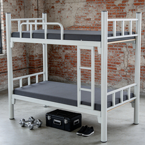 Lits superposés simples et doubles robustes et écologiques, structure métallique, nouvelle technologie pour le logement de campement - Product Image 1