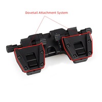 Adaptor Dudukan Helm Logam BUZZARD Optics untuk Kacamata Penglihatan Malam PVS-14, Braket Helm Taktis Olahraga Luar Ruangan NVG